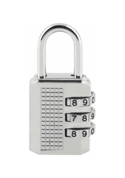 3 Şifreli Dolap Masa Çanta Güvenlik Mini Kilit