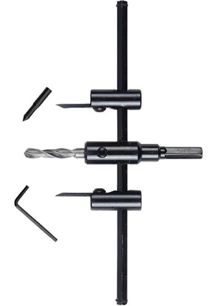 Matkap Ayarlı Panç Delme Seti 300 mm modelleri