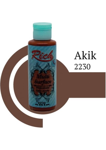 Rich Multi Surface 2232 Kestane Akrilik Boya 120 cc
