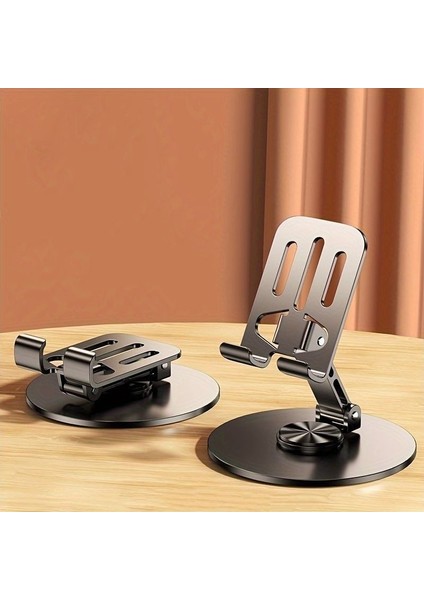 Alüminyum Katlanabilir 360 Dönebilen Telefon ve Tablet Tutucu Bracket Stand