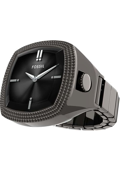 FLE1212 Nick Jonas x Fossil Machine Luxe Grey Vignette Yüzük Saat