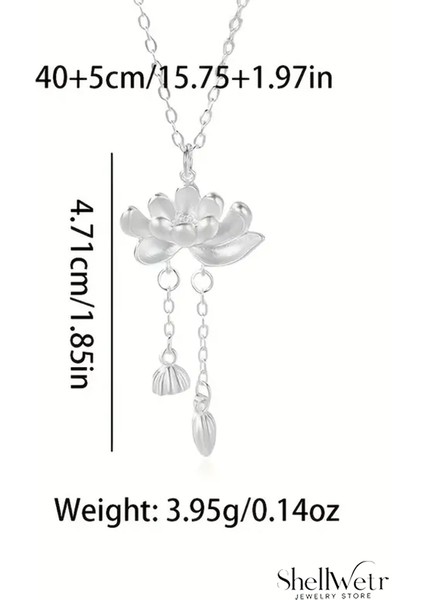 Lotus 925 Ayar Gümüş Zincir Gümüş Kolye fırsatları