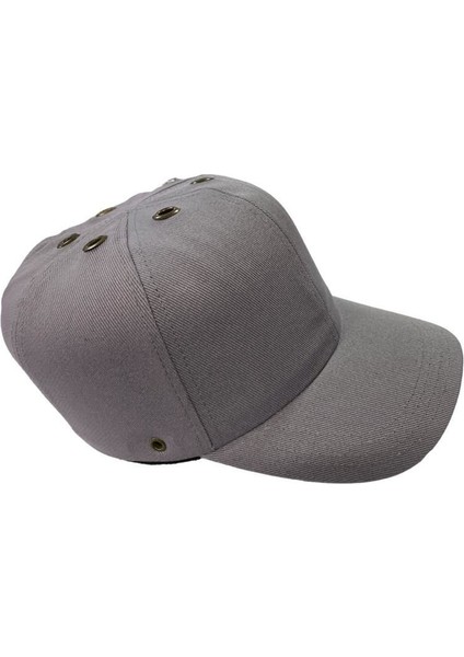 Darbe Emicili Şapka Baret Gri