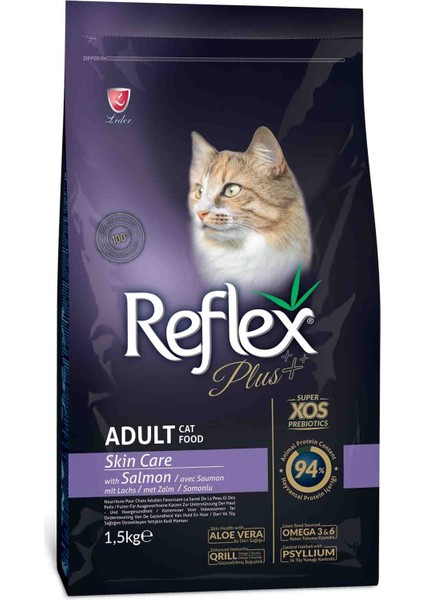 Plus Skin Care Somonlu Yetişkin Kedi Maması 1,5kg