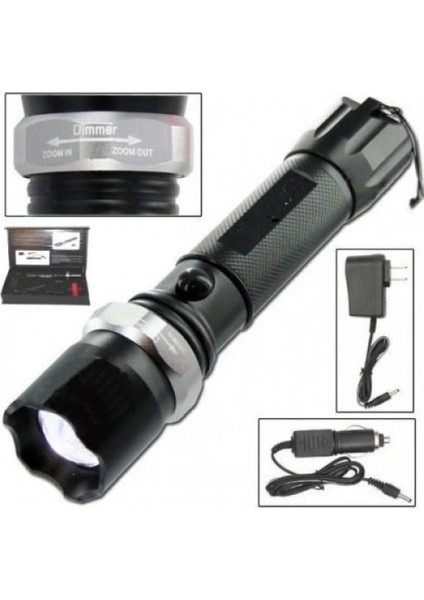 , Zoomlu Şarjlı El Feneri F61873 modelleri