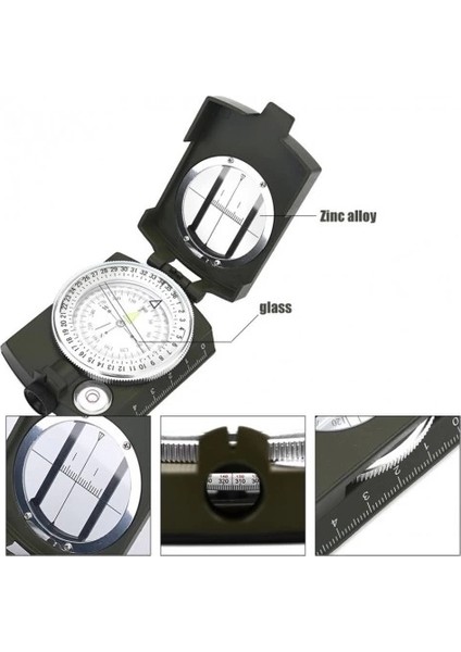 -Çok Fonksiyonlu Profesyonel Askeri Pusula fiyatları