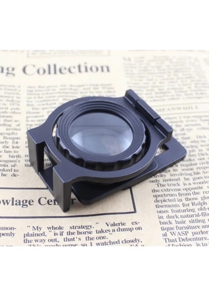 Tekstilciler Kumaş Kontrolü Büyüteç,katlanan, Metal 15X Büyütme fırsatları