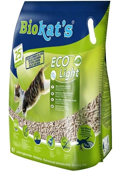 Biokats Pelet Kedi Kumu Eco Light 5lt