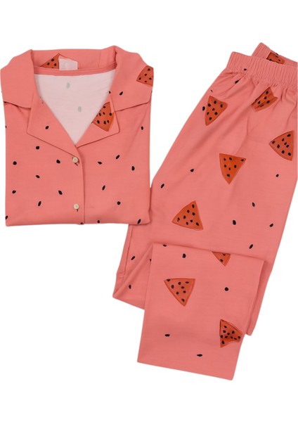 Kadın Pijama Takımı Kısa Kollu