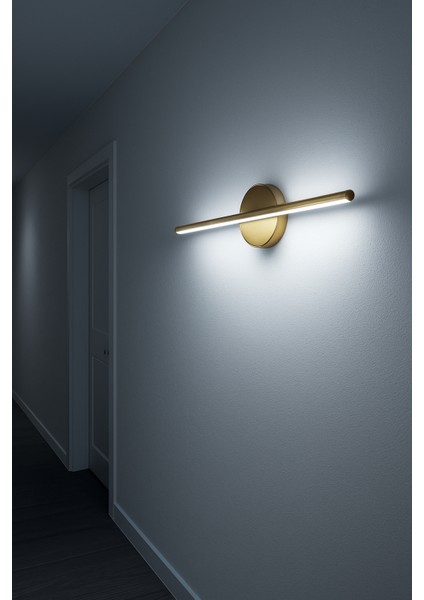 Gold Modern Kablosuz Tak Çalıştır Ledli Elektrikli Aplik Banyo Tablo Ayna A++ fırsatları