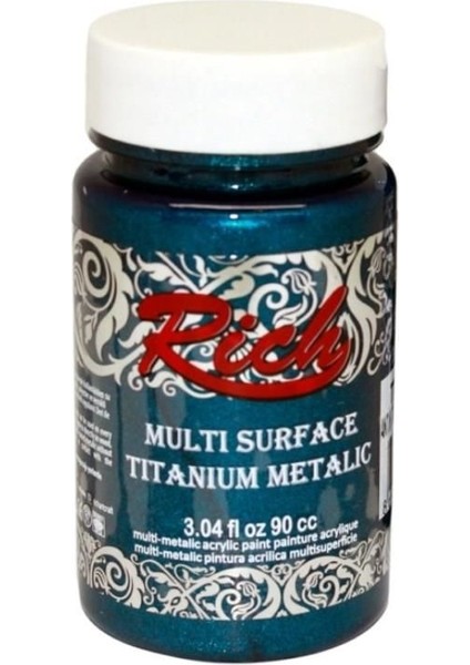 Rich Multi Surface Titanium 2570 Antik Turkuaz Metalik 90 cc