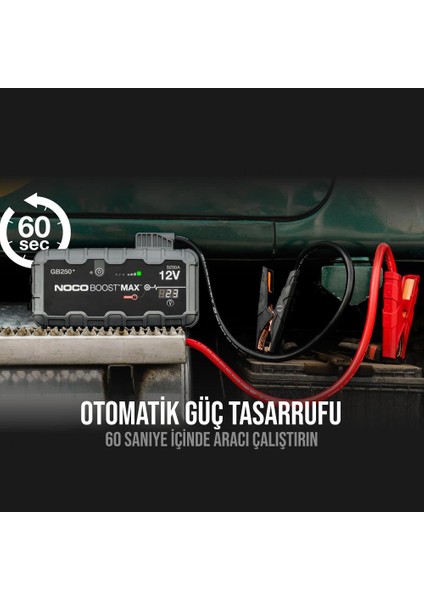 Noco Genius GB250 12V 5250AMP Ultrasafe Lityum Akü Takviye + Powerbank + LED Lamba fiyatları