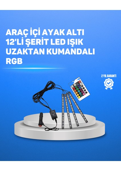 Rgb LED Şerit Aydınlatma – Kolay Kurulumlu
