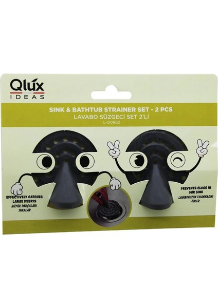 Qlux L-00962 2pcs Lavabo Süzgeç Set (5047)