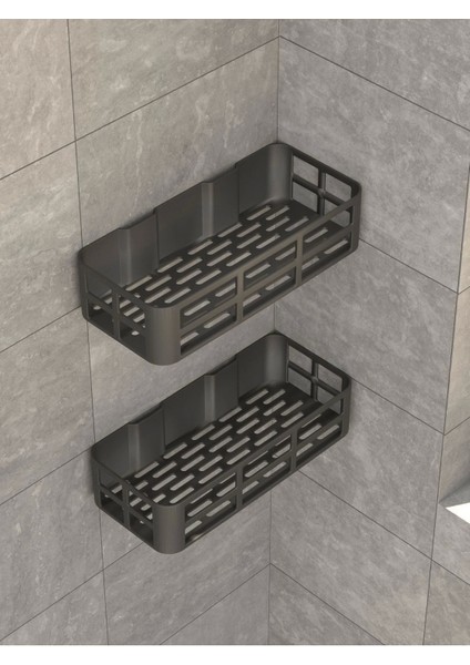 Yapışkanlı Duvar Rafı Organizer Banyo Rafı Duş Rafı Mutfak Rafı Havluluk Sabun Krem Şampuanlık fırsatları