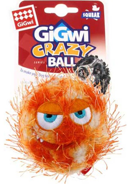 Crazy Ball Çılgın Kirpi Turuncu Top Köpek Oyuncağı 6 cm