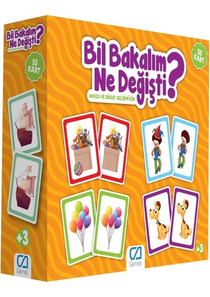 5109 Ca Games, Bil Bakalım Ne Değişti? / +3 Yaş modelleri