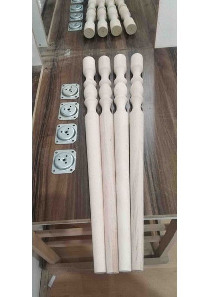 70CM 5'lik Ham Cnc Desenli Masa Ayağı indirimleri