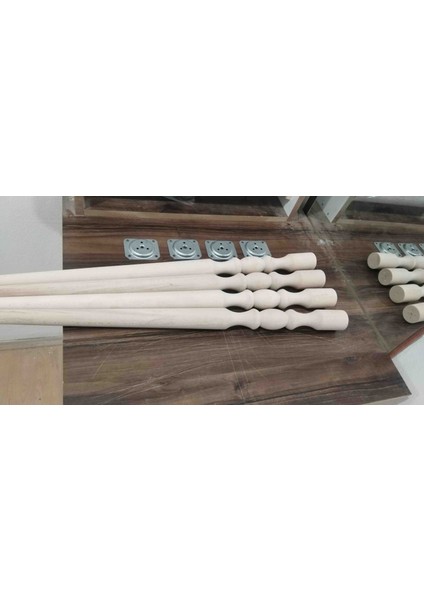 70CM 5'lik Ham Cnc Desenli Masa Ayağı modelleri