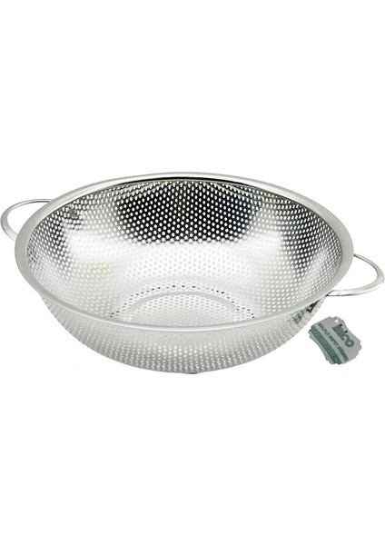 25CM Metal Kulplu Çelik Sepet Süzgeç Ince Tel Ayaklı (5047)