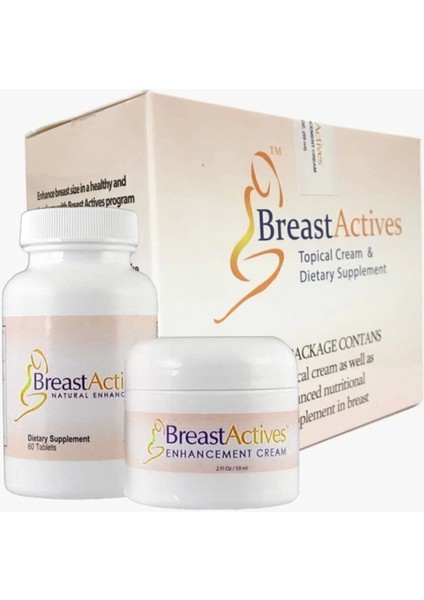 Breastactives Göğüs Büyütücû, Dikleştirici, Bakım Seti