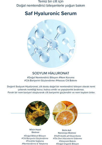 7 Tip Hyaluronik Asit&adenosine Içeren Yaşlanma Karşıtı Serum 50 ml indirimleri