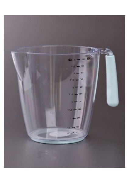 Ölçü ve Hamur Kabı 1000 ml - Silikon Sap
