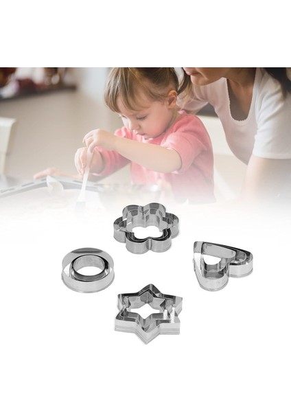 Kek Kalıbı - Bisküvi Kalıbı - Fondan Kalıbı 12 Adet modelleri