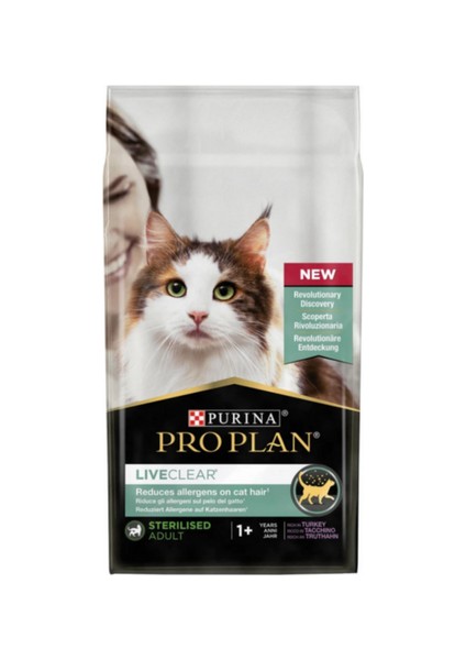 Liveclear Hindili Alerjen Azaltan Kısırlaştırılmış Kedi Maması 7kg fiyatları