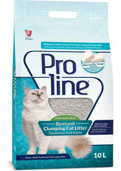 Proline Marsilya Sabunlu Bentonit Kedi Kumu 10LT fiyatları