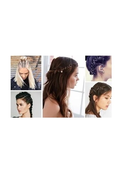Saç Piercingi - Saç Yüzüğü - Silver modelleri