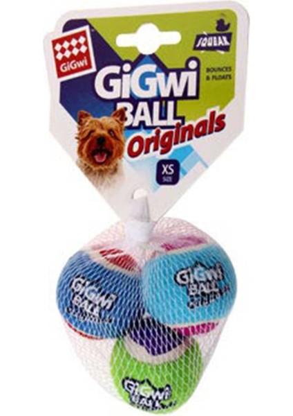 Ball Tenis Topu 3lü 4 cm Köpek Oyuncağı