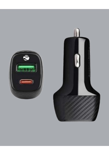 3A Güç Kapasiteli USB & Type-C Çakmaklık Şarj Adaptörü fırsatları