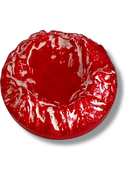 Dağ Formlu El Yapımı Kırmızı Dekoratif Obje – 12X4,5 cm modelleri