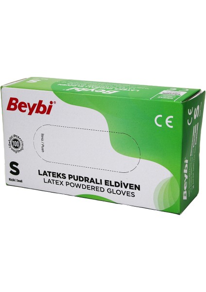 Beybi S Pudralı Muayene Eldiveni 100LÜ (5282)