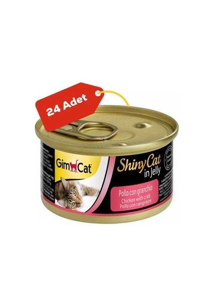 Shinycat Tavuk ve Yengeçli Kedi Konservesi 70GR 24LÜ fiyatları