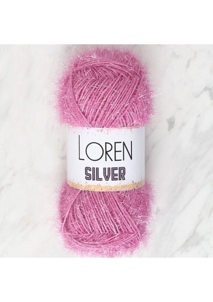 Loren Silver Gül Kurusu El Örgü Ipi - RS0012 - 34081