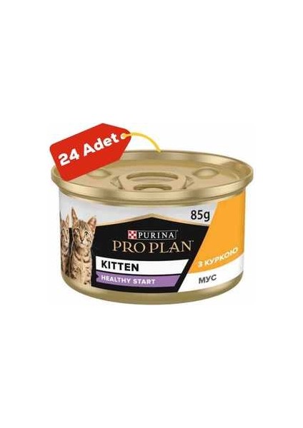 Kitten Tavuklu Yavru Kedi Konservesi 24X85GR 24LÜ fiyatları