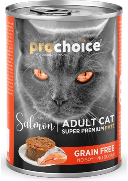 Prochoice Salmon Somon Etli Tahılsız Kedi Konservesi 400GR