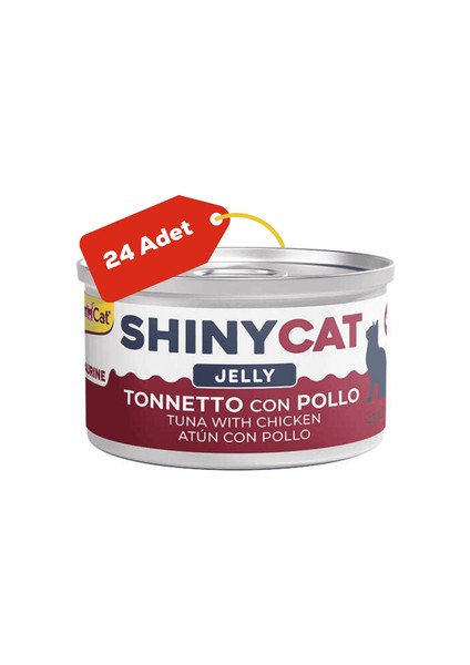 Shinycat Ton Balığı ve Tavuklu Kedi Konservesi 70GR 24LÜ fiyatları