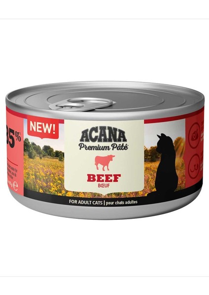 Premium Pate Sığır Etli Kedi Konservesi 85GR