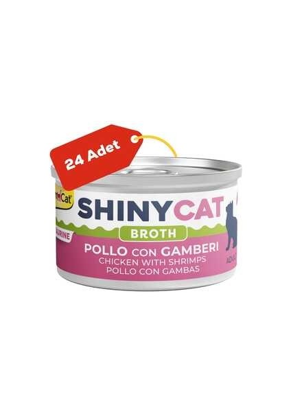 Shinycat Tavuk ve Karidesli Kedi Konservesi 70GR 24LÜ fiyatları