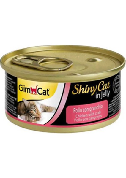 Shinycat Tavuk ve Yengeçli Kedi Konservesi 70GR