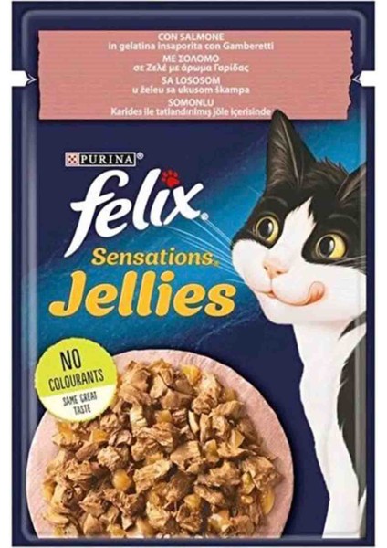 Sensations Somonlu ve Karidesli Kedi Konservesi 85GR