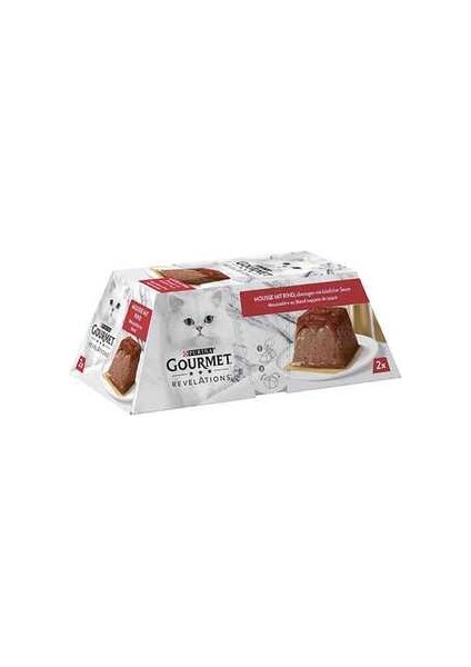 Gourmet Revelations Sığır Etli Kedi Konservesi 2X57GR