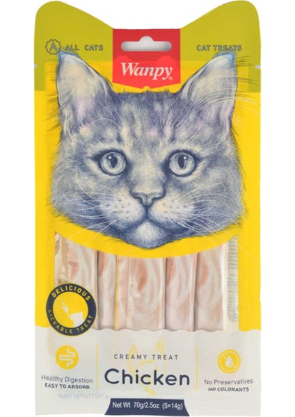 Tavuklu Sıvı Kedi Ödül Maması 5X14GR