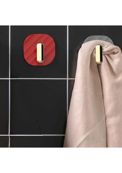2li Yapışkanlı Retro Askılık Dolap Kapak Kulpu Kırmızı (5282) modelleri