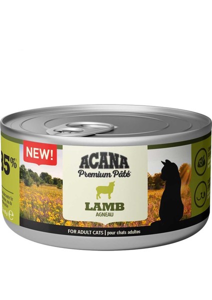 Premium Pate Kuzu Etli Kedi Konservesi 85GR