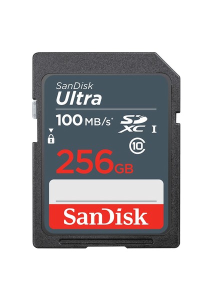 Sandisk Ultra 256GB Sdxc Memory Card 100MB/S