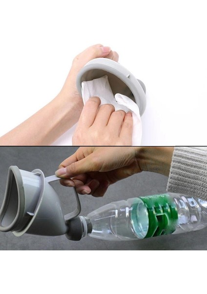 Unisex Taşınabilir Hijjenik Seyahat Tuvalet Aparatı Seyahat Tuvalet Hunisi (5282) fırsatları